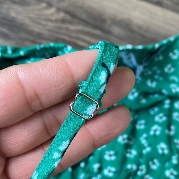 HYFVE Women’s Green Floral Short Jumpsuit Size M - Picture 5 of 10